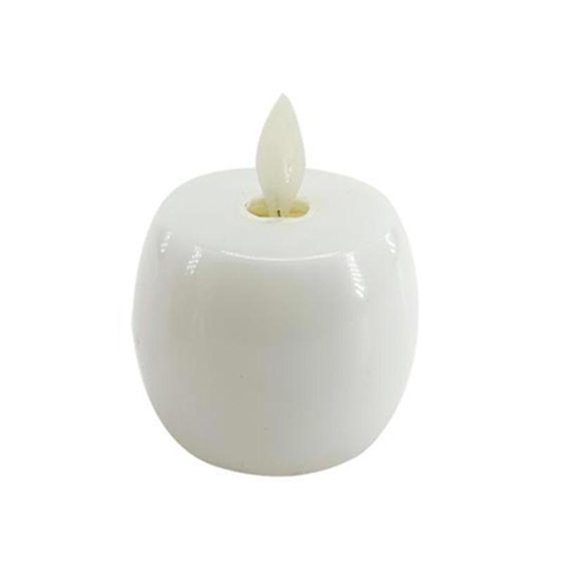 Creative LED Simulated Rocking Electronic Candle Lights, Christmas Apple Crafts, Stage Props, Party Decorations
