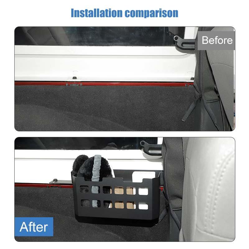 Car Tail Box Multifunctional Storage Box Organizer Metal Container For Jeep  Wrangler TJ JK JL Interior Stowing Tidying Accessories
