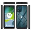 For Motorola Moto E13 4G 3-in-1 Full Protection Phone Case TPU+PC Back Cover with PET Screen Film