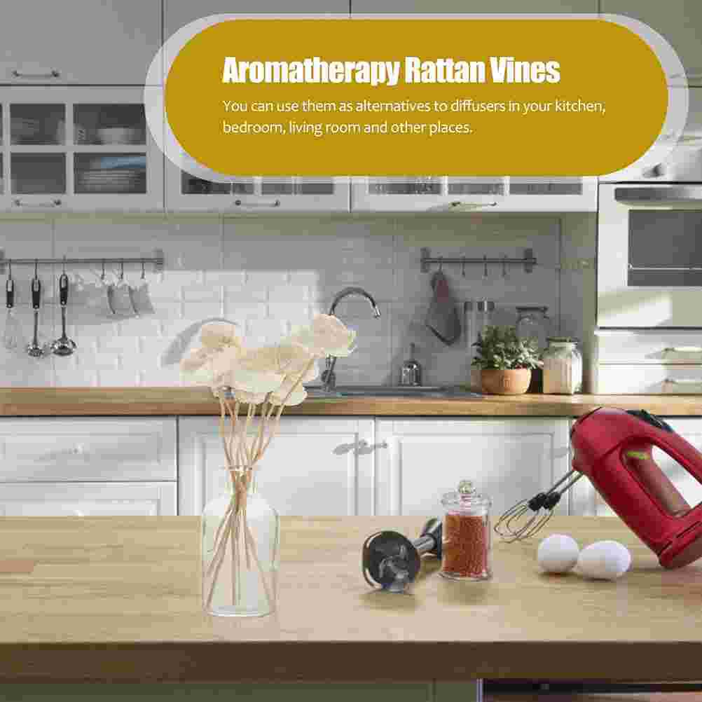 Fireless Aroma Dried Flower Cane Essential Oil Diffuser Aromatherapy Sticks Diffuser Sticks Flower Stick Rattan Oil Reed
