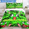 Colorful game Friends 3pcs K-pop music group Bedding set,Ideal for Bedroom, Dormitory,Including Duvet Cover And 2pcs Pillowcases,Fan gifts