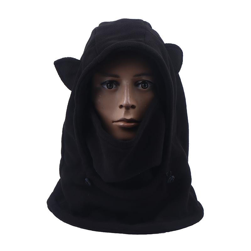 Winter Outdoor Sports Warm Hat With Drawstring Ski Balaclava Windproof Waterproof Unisex Thermal Headgear