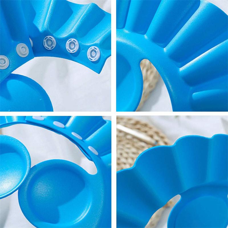 Baby Shower Cap With Ear Protection – Waterproof Silicone Bath Visor For Infants & Toddlers, Splash-Proof Hair Washing Shield
