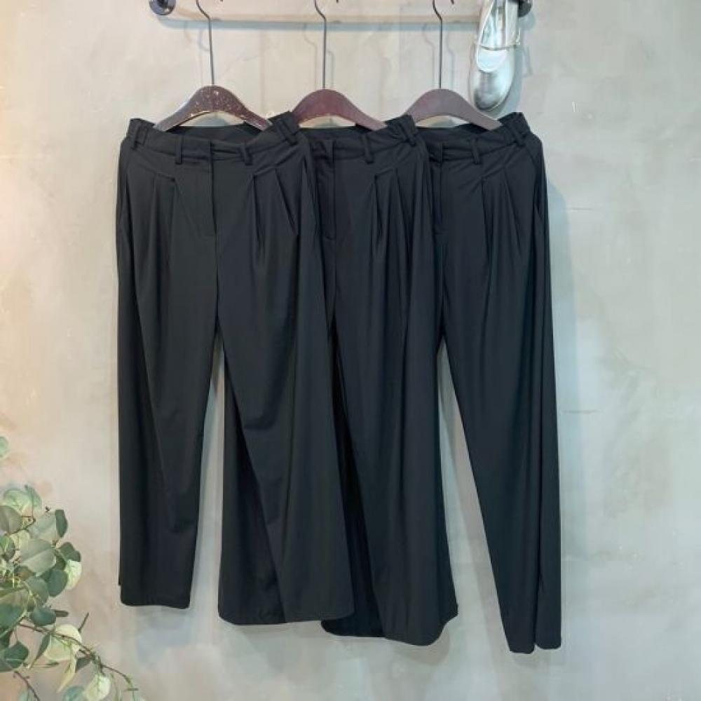 C S In The Room Ykk Zipper pIntuCk Wide SlaCkS 3 ColorS