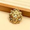Lion Head Brooch Pin Western Style Women'S Accessory For Jackets Dresses, Parties - Year-Round Wearable Pin For