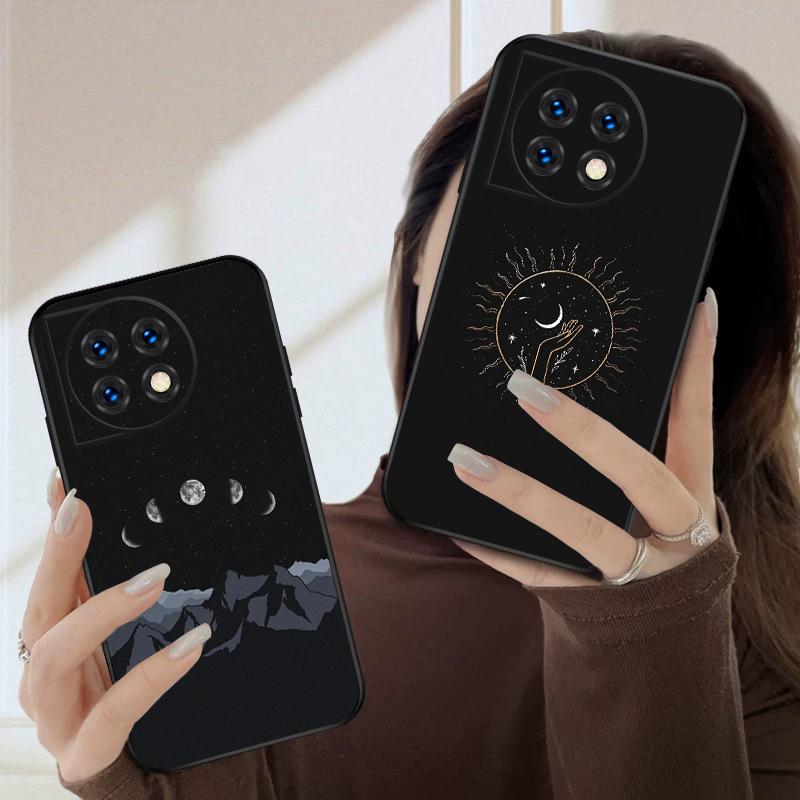 Mountain and Moon For OnePlus 8 9 11 12 13 10 Pro 9RT 8T 12R Ace 3 5 2V Nord CE 2 4 Lite N20 SE 30 N200 silicone soft phone case
