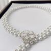 Elegant Simple Pearl Belt For Women Girls  Temperament Body Jewelry Sweet Versatile Dress Decorative Waist Chain Gifts
