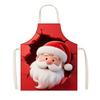 Professional Server Apron Christmas Apron, Waterproof And Oil-proof Kitchen Adjustable Strap Full Coverage Cooking Large Chef for Men Women