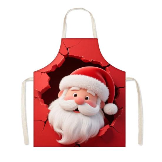 Professional Server Apron Christmas Apron, Waterproof And Oil-proof Kitchen Adjustable Strap Full Coverage Cooking Large Chef for Men Women