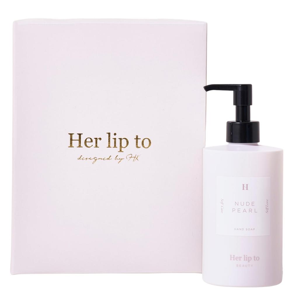 Her lip to BEAUTY Beauty Hand Soap Gift Present Nude Pearl Scent Hand Wash Stylish Good Smell 300ml [Official]
