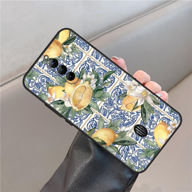 Mediterranean Lemon Case For ZTE Nubia Red Magic 8 9 10 Pro Plus 8S 9S Pro 6 7 6S 7S 5G 6R RedMagic 10 Air Cover