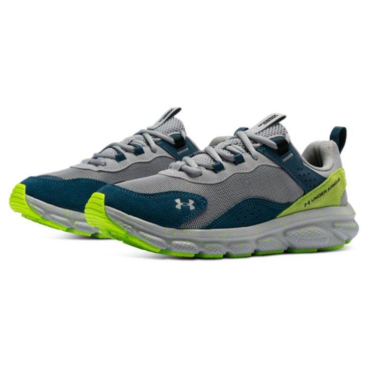 Under Armour Ua Charged Verssert Comfortable Low Top Casual Running Shoes Men Sneaker Blue Green 3026808-101
