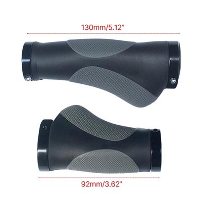 1 Pair Bicycles Grips Rubber Cover Handlebar Grips Cycling Handlebar Ergonomic Handle Cover Non-Slip for Mountain Bikes