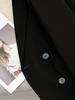 Korean Style Black Women's Jacket: 2026 Spring/Autumn Trendy, Versatile, High-End Small Suit for Petite Fashionistas.