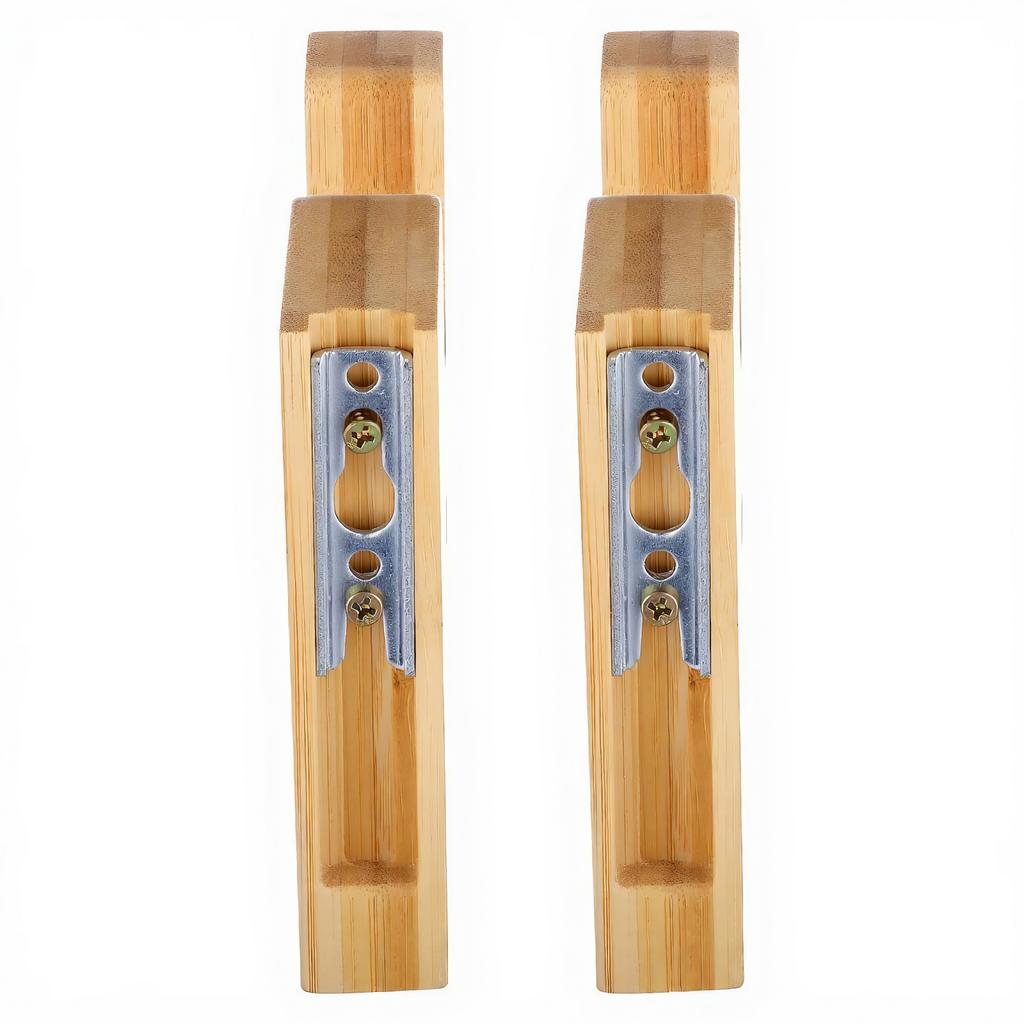 2Pack Curtain Rod Holder for 2in Pole Classics 3 1/2in Return Bracket for Bathroom Bedroom Living Room Kitchen