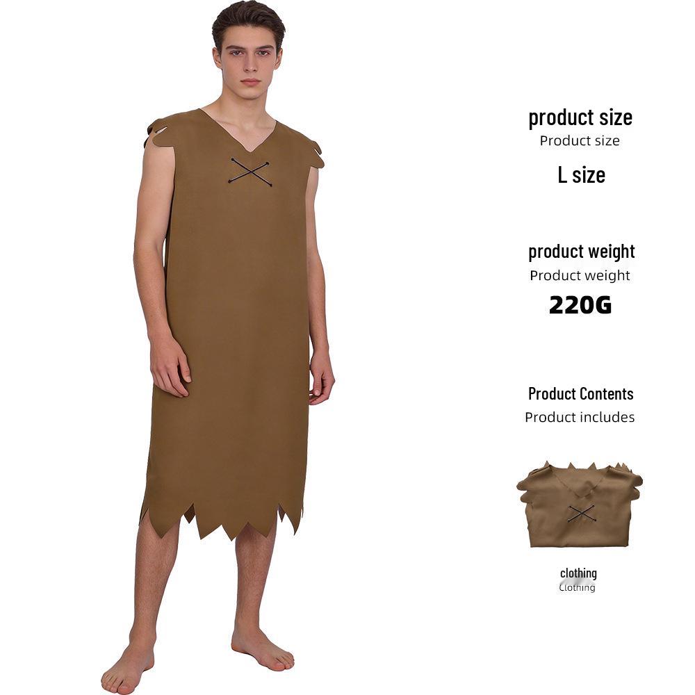 

Luxury Custom Film & TV Character Costumes for Modern Primitive Man Cosplay and Anime Performances L, custom design available, discount for bulk
