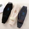 Children's Plus Velvet Pants, Winter Models, Big Children's Pants, Thickened Cotton Pants for Boys and Girls, Warm Pants