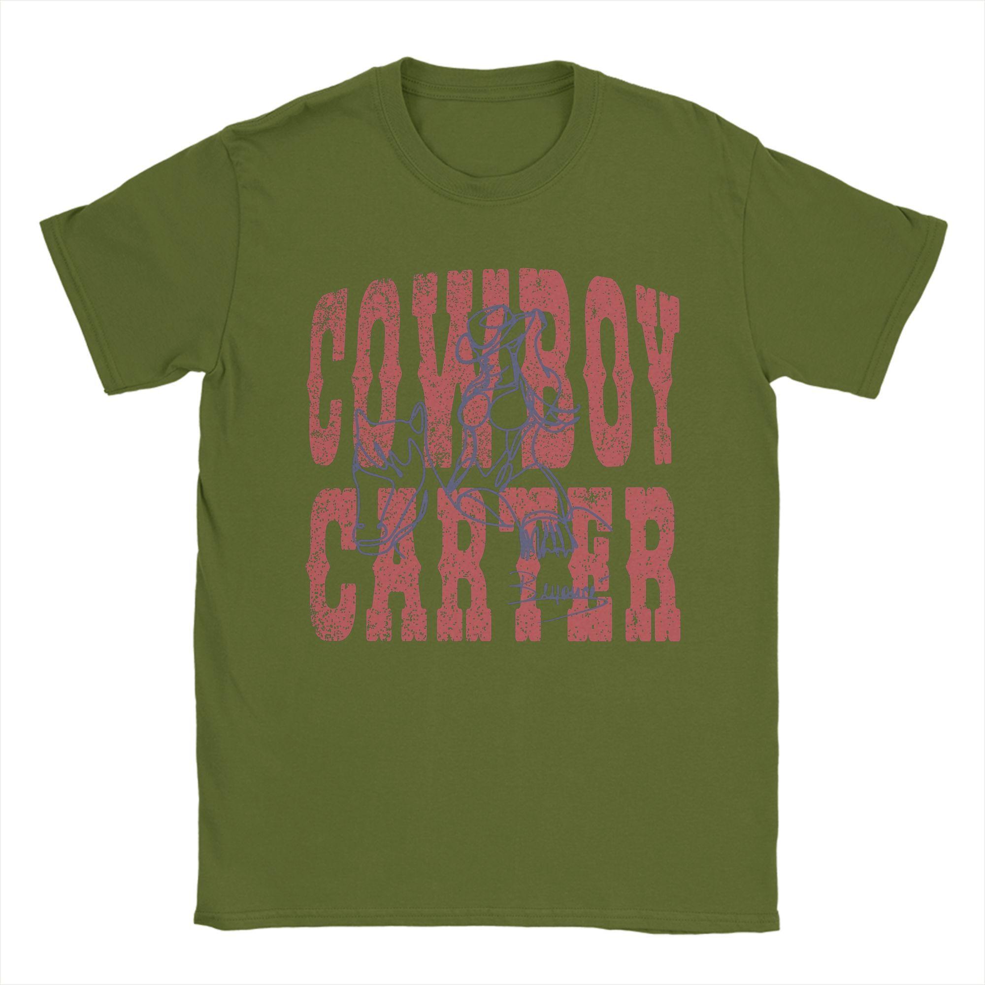 

Printed Beyonce Cowboy Carter Tour 2025 T Shirt for Men Women Pure Cotton Tee Shirt Short Sleeve Clothes 4XL