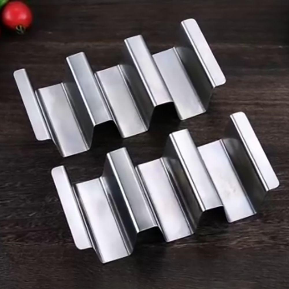 Stainless Steel Taco Holder Stand U Shape Tortilla Stand Durable Taco Rack Tray  Household