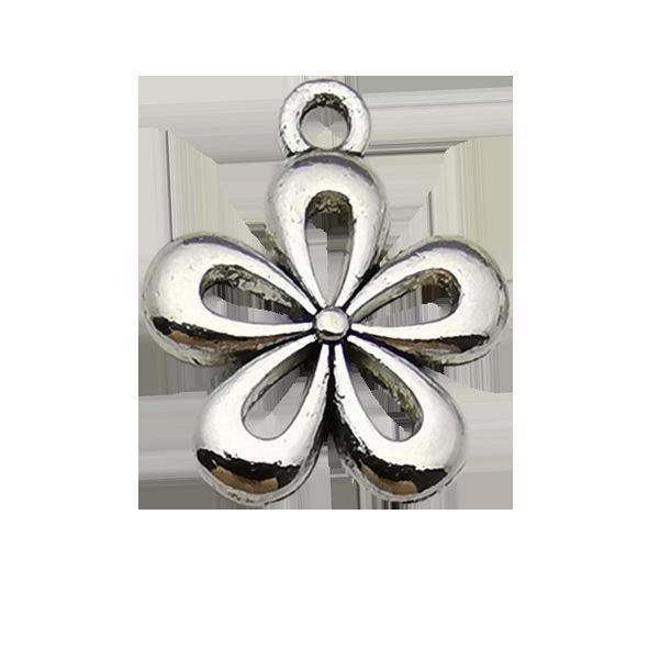 Alloy Flower DIY Jewelry Accessories for Necklace, Bracelet, Key Pendant