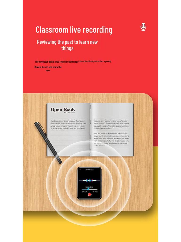 M1 E-commerce 2.4-inch Full Screen MP3 MP4 Player for Students - Music, E-books & Novels