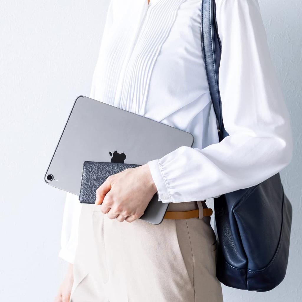 Corale Women's Business Card Case, Genuine Italian Leather with Prism Design, Stylish Card Case for Women (Brown)