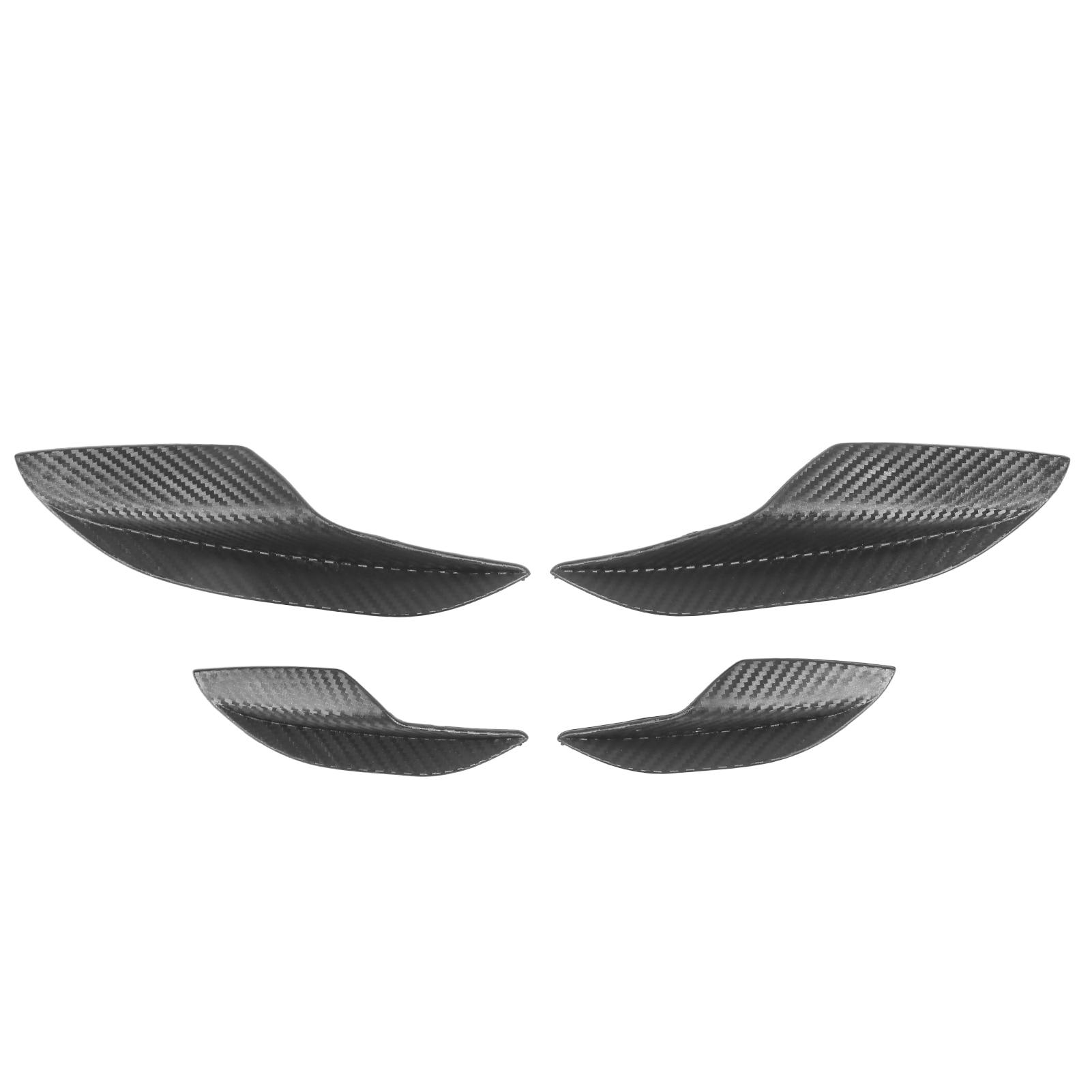 Aileron de Pare-chocs Voiture Pare-chocs Avant Splitter Latéral Canards Lèvre Spoiler Déflecteur Remplacement pour