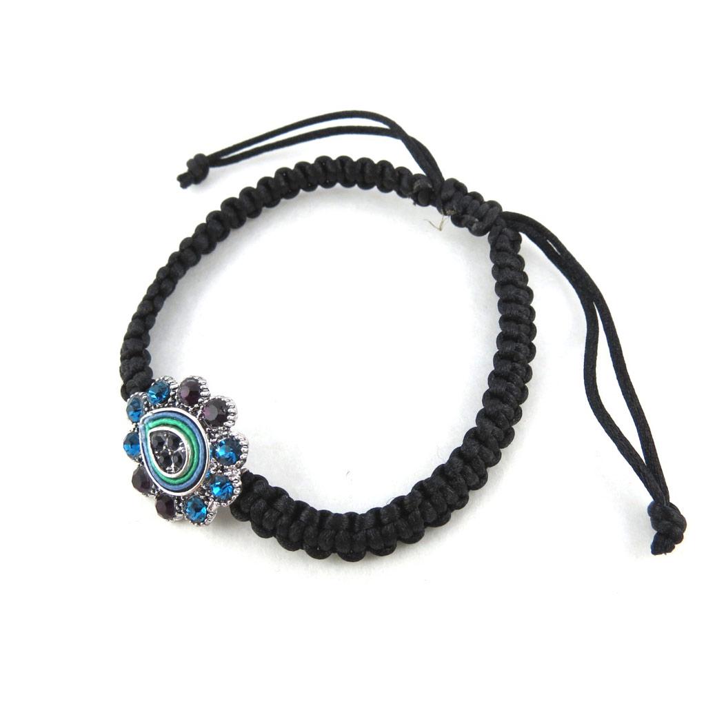Les Trésors De Lily [N0739] - Turquoise Blue 'Sissi' Shamballa Bracelet