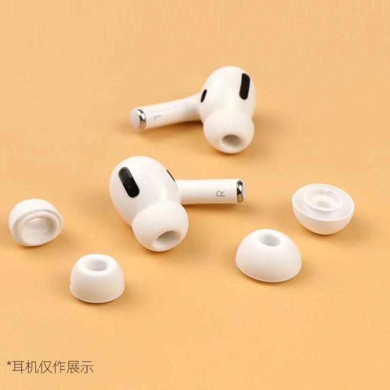 1set Memory Foam Ear Pads For Airpods Pro Wireless Bluetooth Earphones Silicone Ear Covers Caps Earphone Earpads Eartips