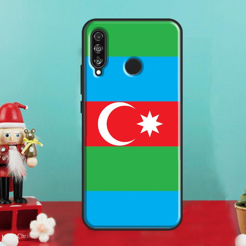 Azerbaijan Flag Coat of Arms For Huawei Nova 10 9 SE 12i 12s 11i 8i Y90 Y60 Y70 Y72 Y73 Y61 Y91 P30 P40 Lite P60 Pro Case