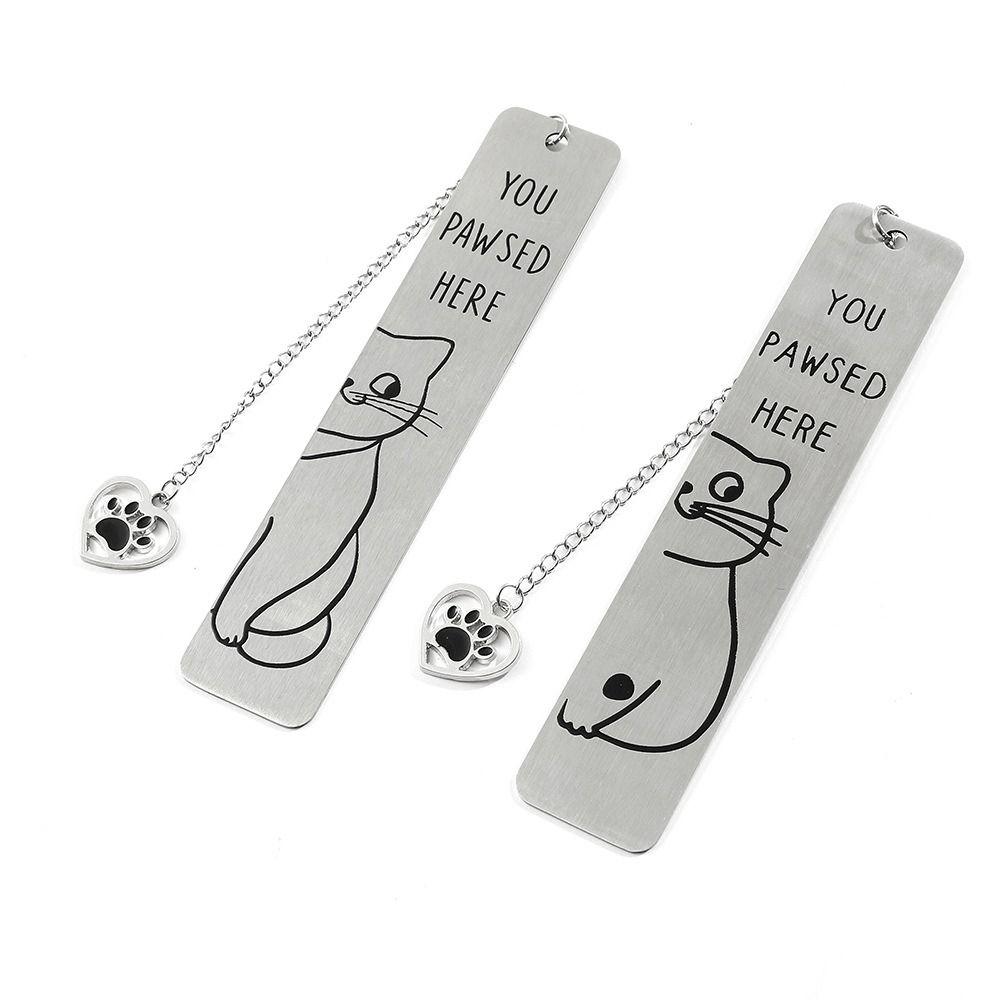 Cute Reading Book Marks 3D Book Lovers Collections Funny Cat Bookmarks