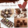 2 PCS Silicone Chocolate Molds, 24-Cavity Half Spheres Silicone Molds for Baking Cocoa Bomb, Pudding, Jelly, Butter Balls, Food Grade Silicone, Heat
