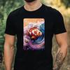 T-Shirt Herren Clownfisch Motiv Baumwolle Größe XS bis 5XL