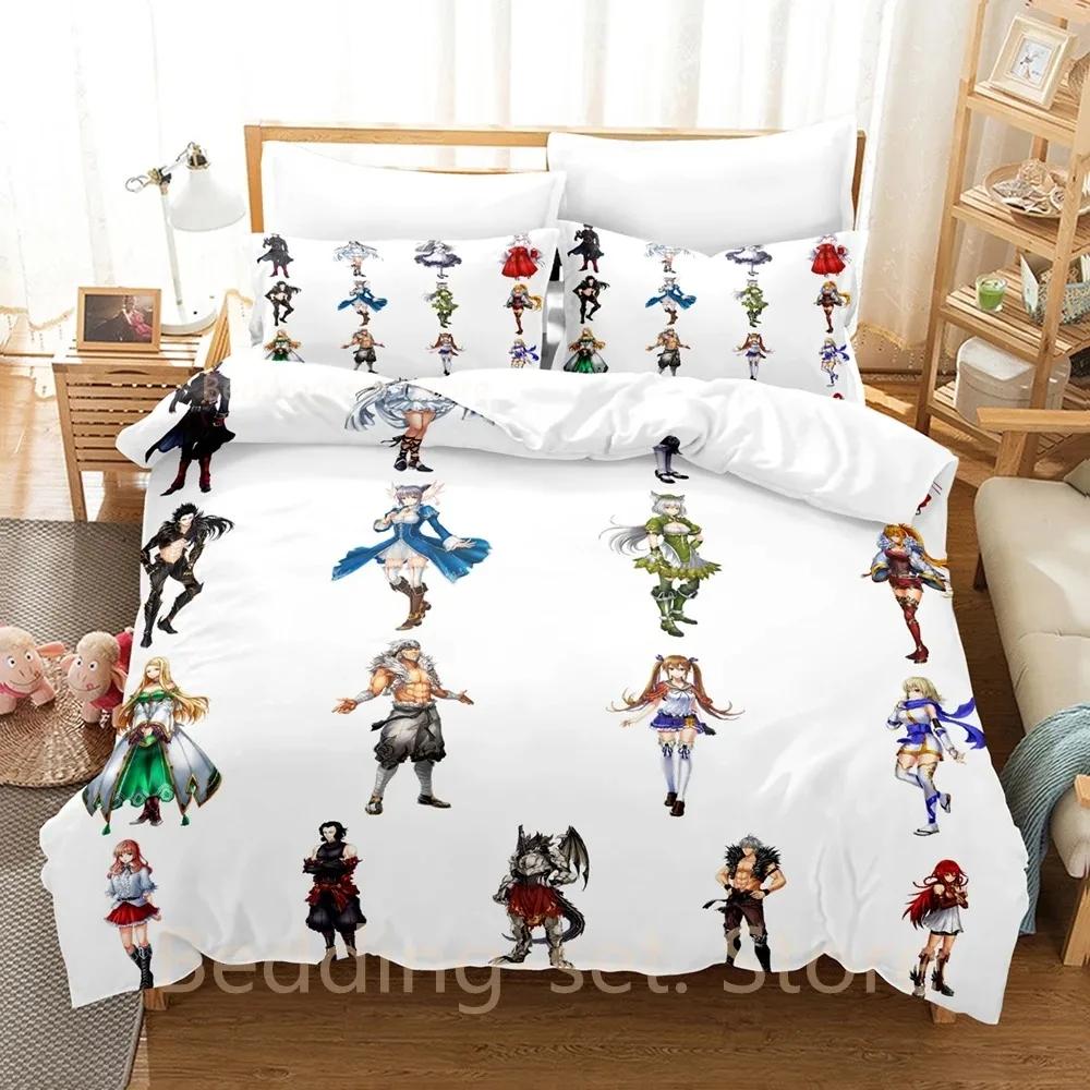 Bedding Set Single Twin Full Queen King Size Bed Set Adult Kid Bedroom Duvetcover Sets 3D Print Anime Bed Sheet Set