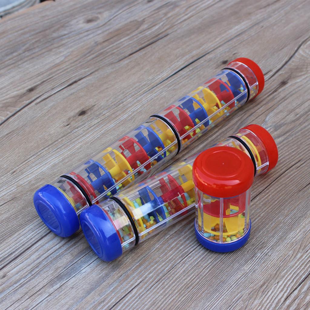 Rainmaker Rain Stick Toy Music Education Rain Stick Shaker Plastic Rattle Tube for Kindergarten 1