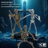Multi-Jointed Medieval Warrior Skeleton Figure Ornament - Creative Decompression Toy
