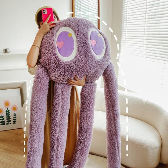Giant Octopus Plush Toy with Long Legs Cute Soft Huggable Stuffed