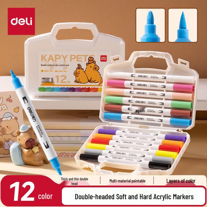 Deli Acrylic Marker Pens