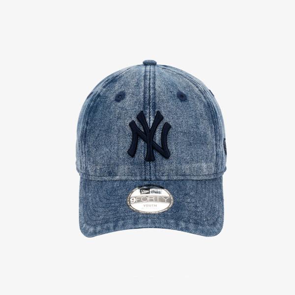New Era Mlb New York Yankees Denim Serie Unstrukturierte Kappe Blau 14666523