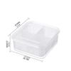 1pc Four Grid Scallion Fresh-keeping Box with Lid, Kitchen Scallion, Ginger, Garlic Storage Box, Refrigerator Storage Box