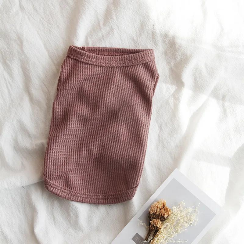 

Летний жилет для домашних животных с принтом медведя Одежда для собак Тонкий свитер для домашних животных Щенок Маленькая собака Дышащий трикотаж Французский бульдог Чихуахуа Мопс S фиолетовый