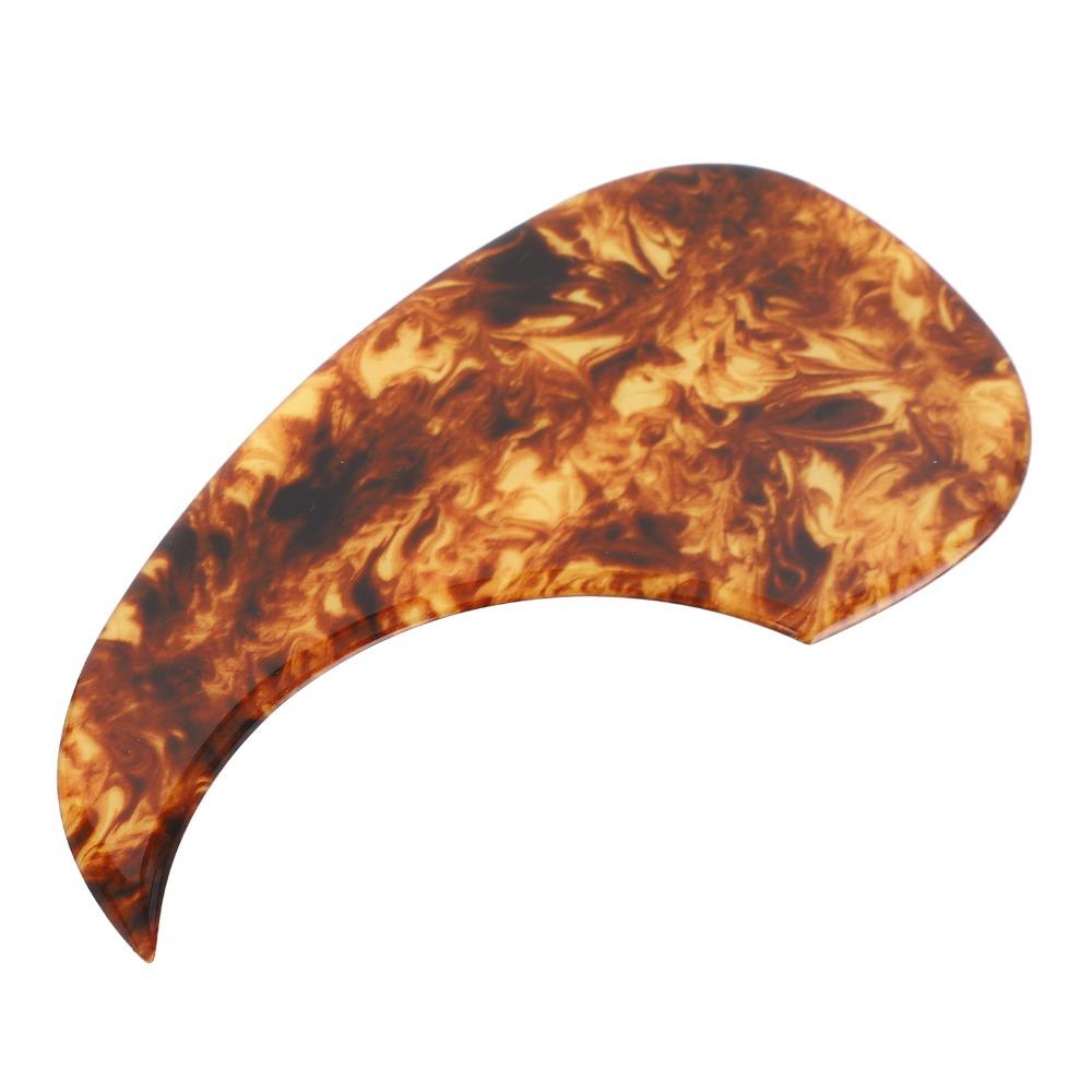 2-2.5mm Thickened Acoustic Guitar Cover Amber Color Folk Scratch Plate For Acoustic Guitar