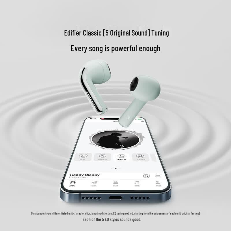 EDIFIER Lolli ANC Semi-in-ear Noise-Cancelling Bluetooth Translation Earbuds