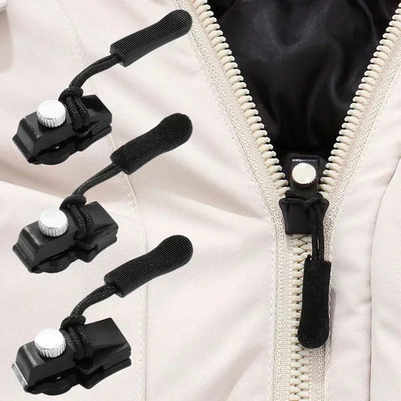 1/3/6Pcs Universal Instant Zipper Repair Replacement Sliding Teeth Rescue Zipper Sliders Zipper Pull Sewing Supplies