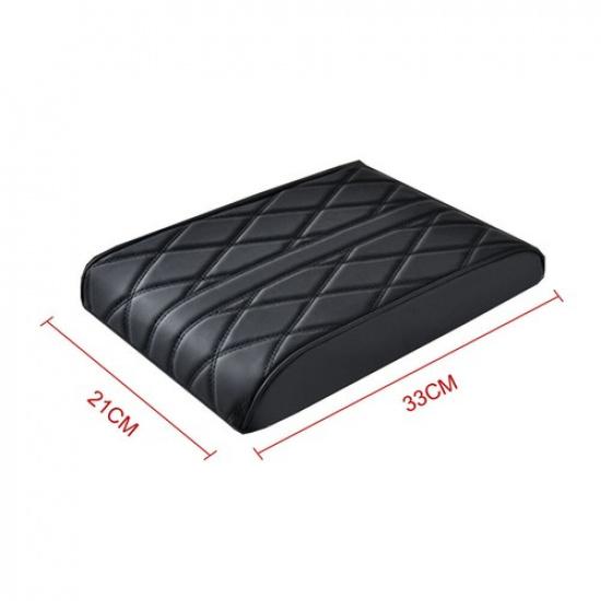 Car Armrest Pad Cover Center Console Box Leather Mat Soft Cushion Accessories