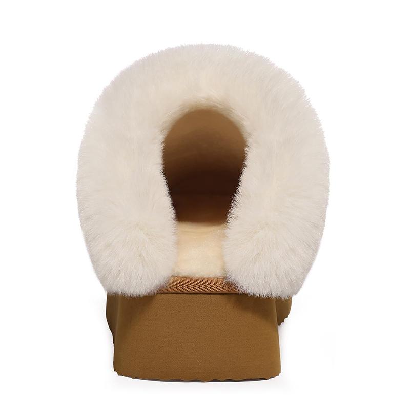 Fashion Kidmi Women's Slippers New Fuzzy Platform Slippers Women Comfortable Winter House Shoes with Memory Foam Women's Cotton slippers