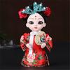 Chinese Opera Character Decoration Silk Doll Peking Opera Mask Doll Chinese Handmade Decorative Gifts Shop decoration Doll