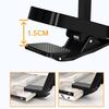 Rechargeable Book Light LED Clip Reading Light 180°Foldable,Portable Clip On Reading Lamp 3 Colors Eye Protection Desk Lamps