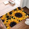 Vintage Flowers Print  Doormats Non-Slip Washable Bathroom Rugs Creative Bath Rug For Bedroom Living Room Entryway Decor