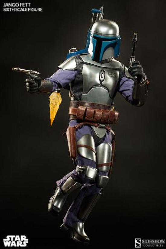 Šmejd Zloduch z Star Wars Star Wars Jango Fett měřítko plastová malovaná pohyblivá figurka & 1/6